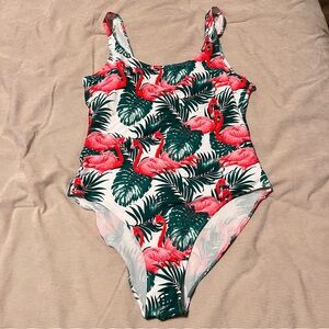 Flamingo Print Swimsuit